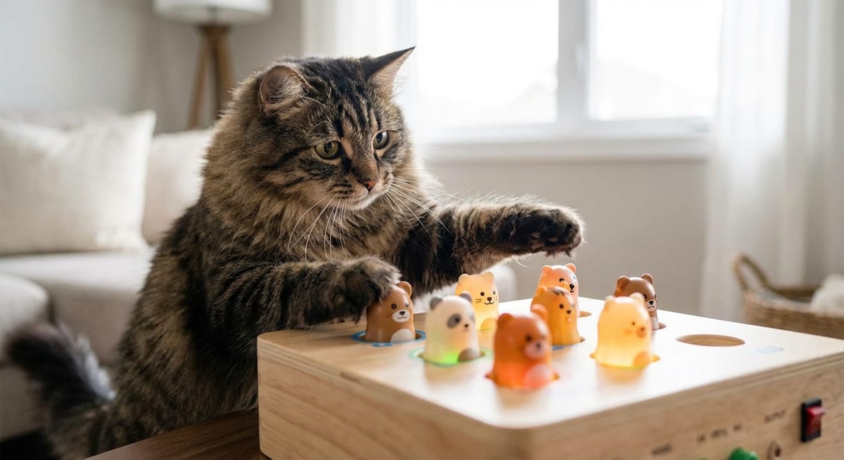 Migipaws Interactive Cat Toy – Whack-A-Mole for Active Cats