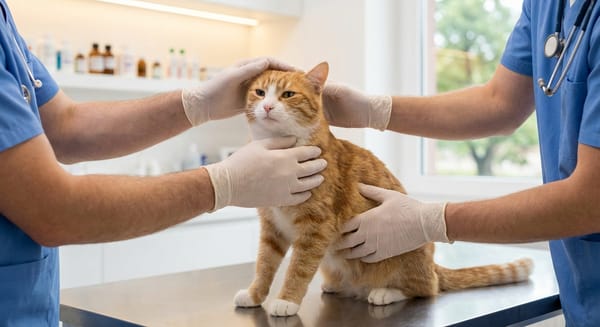 A healthy cat representing common cat health and wellness questions