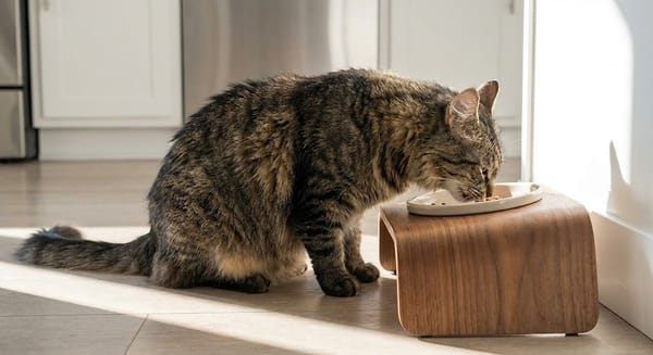 Petkit ergonomic raised cat bowl designed for comfortable feeding