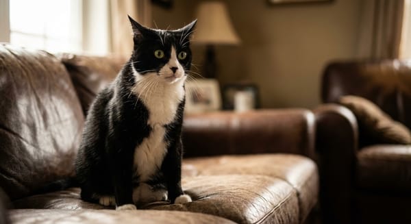 A cat being examined, highlighting emergency health signs every owner should know
