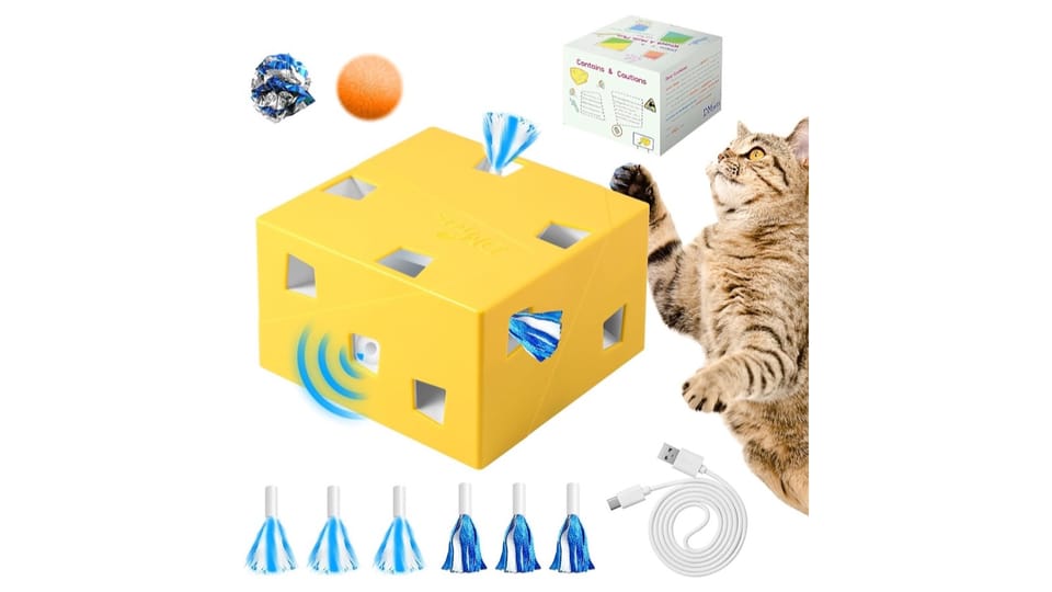 Migipaws whack-a-mole cat toy