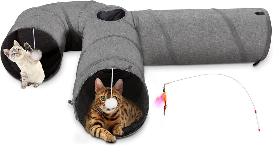 Ownpets collapsible cat tunnel