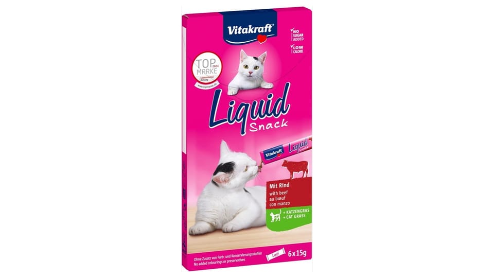 Vitakraft liquid cat snacks